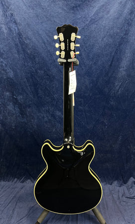 D'Angelico Excel DC Tour Semi Hollow Electric in Black B-Stock