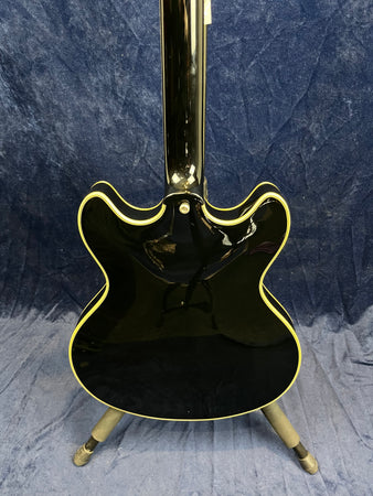 D'Angelico Excel DC Tour Semi Hollow Electric in Black B-Stock