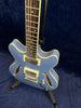 D'Angelico Excel Mini DC Tour Semi-Hollow Electric in Slate Blue B-Stock