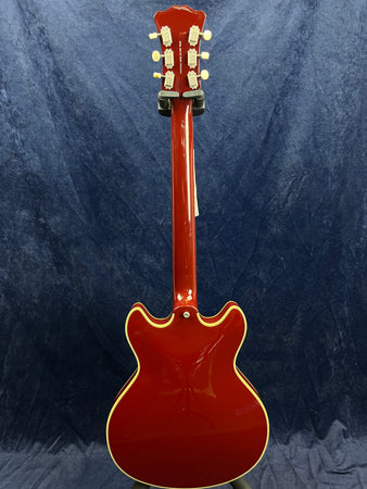 D'Angelico Excel Mini DC Tour Semi-Hollow Electric in Solid Wine B-Stock