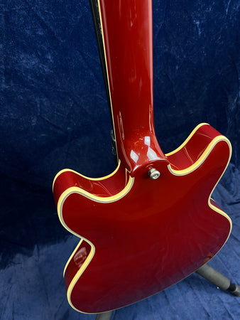 D'Angelico Excel Mini DC Tour Semi-Hollow Electric in Solid Wine B-Stock