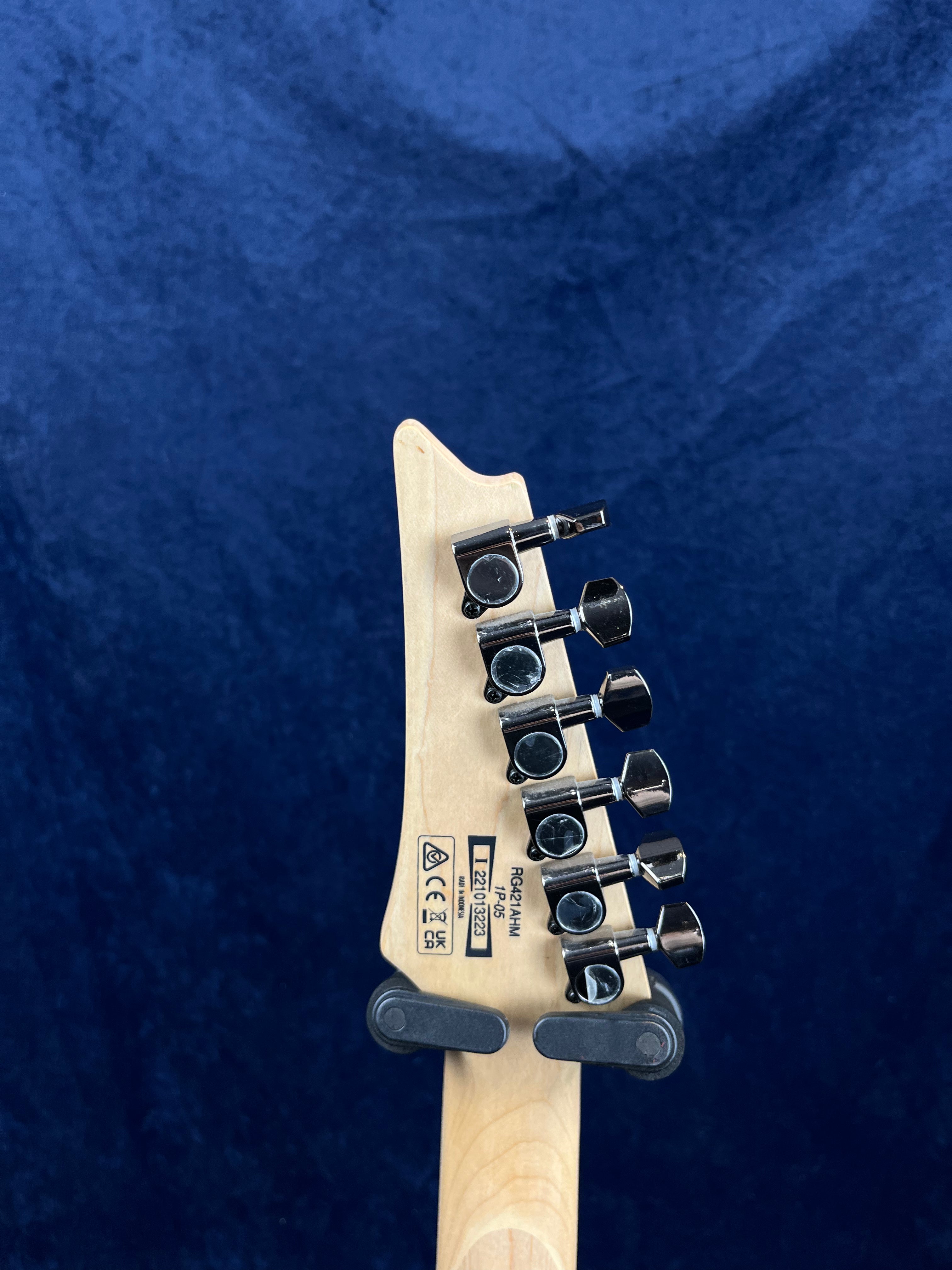Ibanez RG421AHM Electric Guitar in Blue Moon Burst Pre-owned