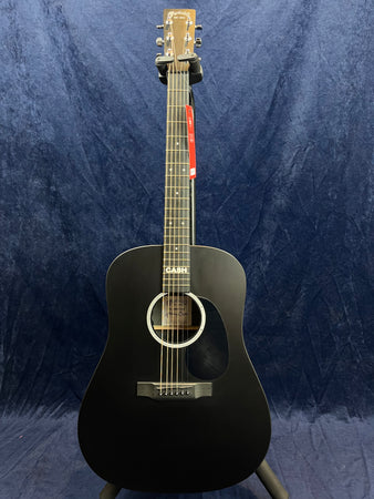 Martin DX Johnny Cash Signature Acoustic Guitar Black Pre-owned