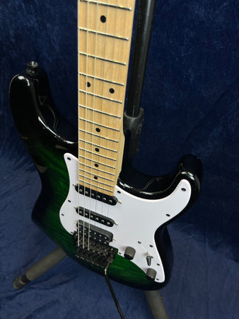 Jackson X Series SDXQ Adrian Smith San Dimas in Transparent Green Pre-owned