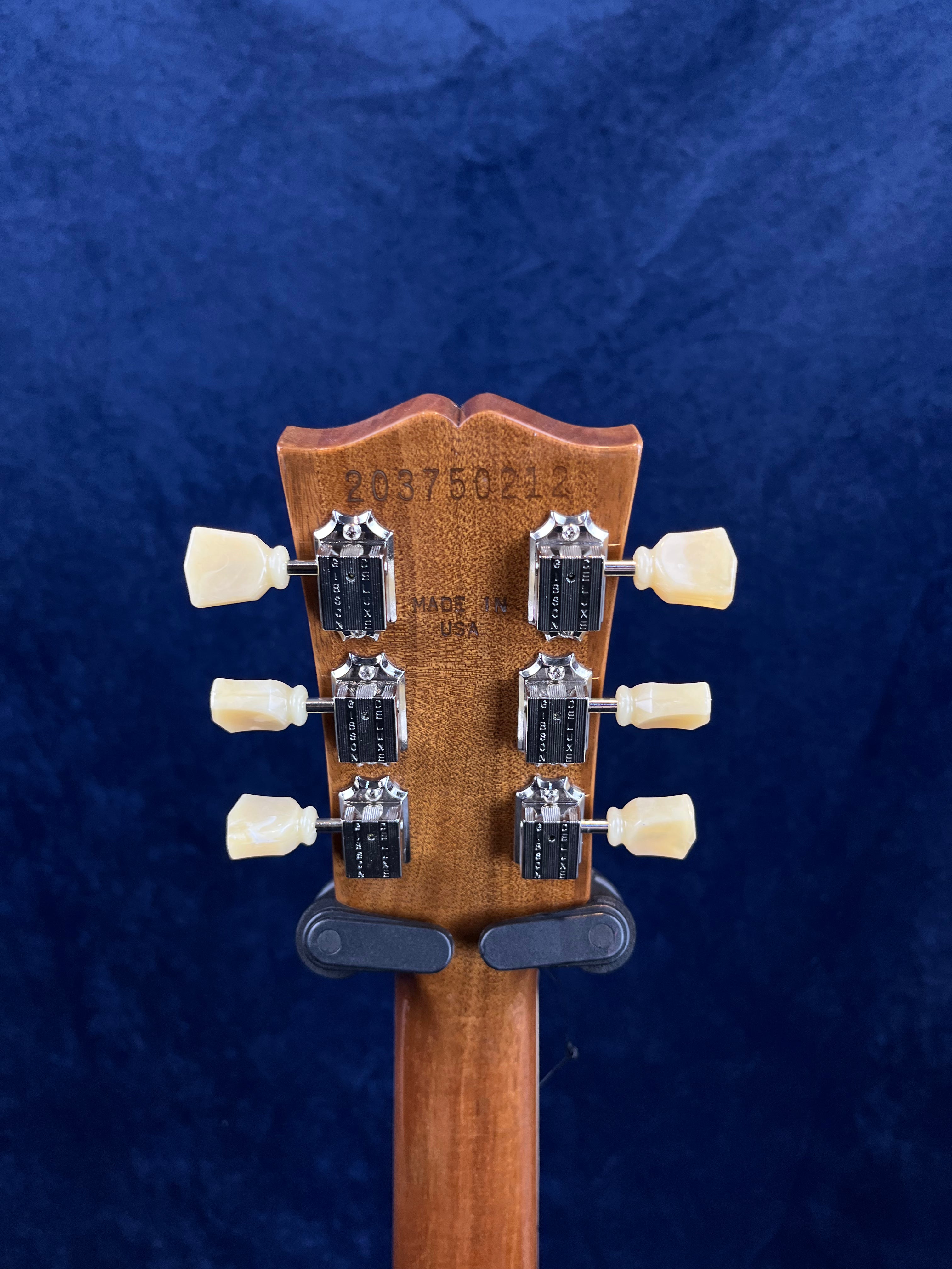 Gibson Les Paul Studio Figured Electric Guitar in Ocean Blue
