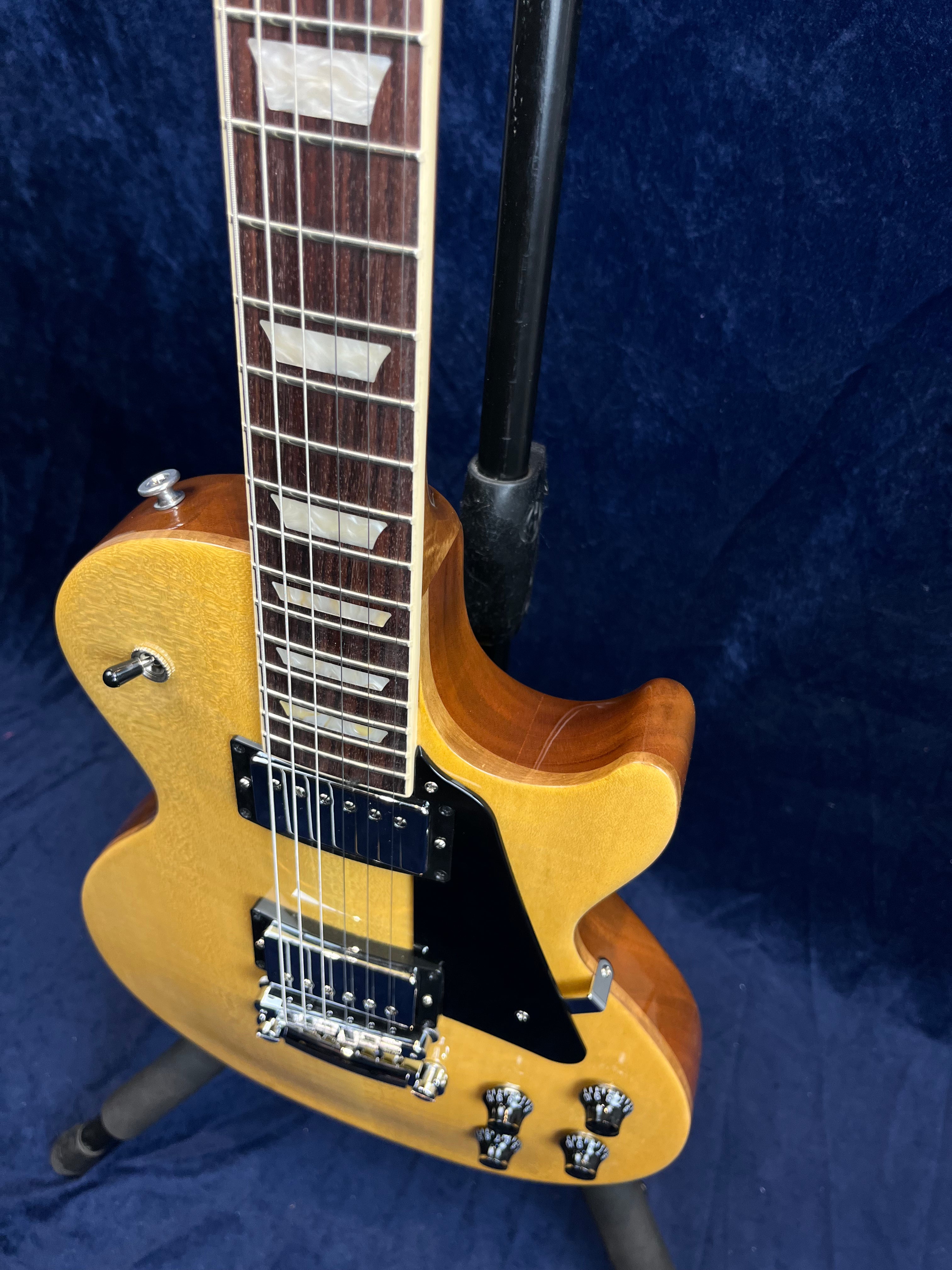 Guitare électrique Gibson Les Paul Studio Figured, finition Antique Natural
