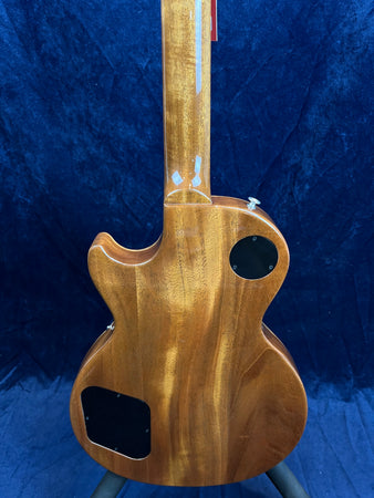 Gibson Les Paul Studio Figured Electric Guitar in Antique Natural