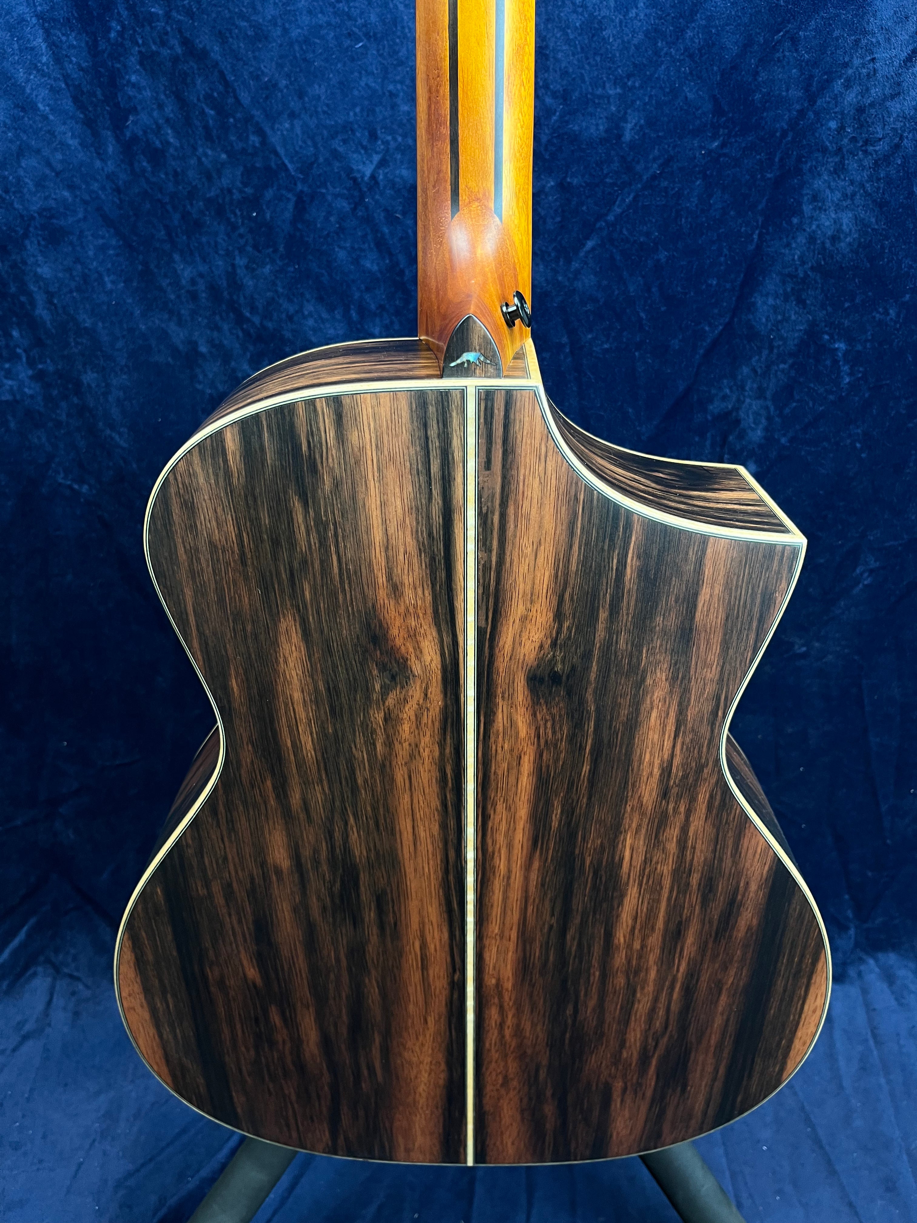 Bromo Rocky Mountain BAR5CE Left Handed Hillside Cutaway All Solid Spruce/Ebony