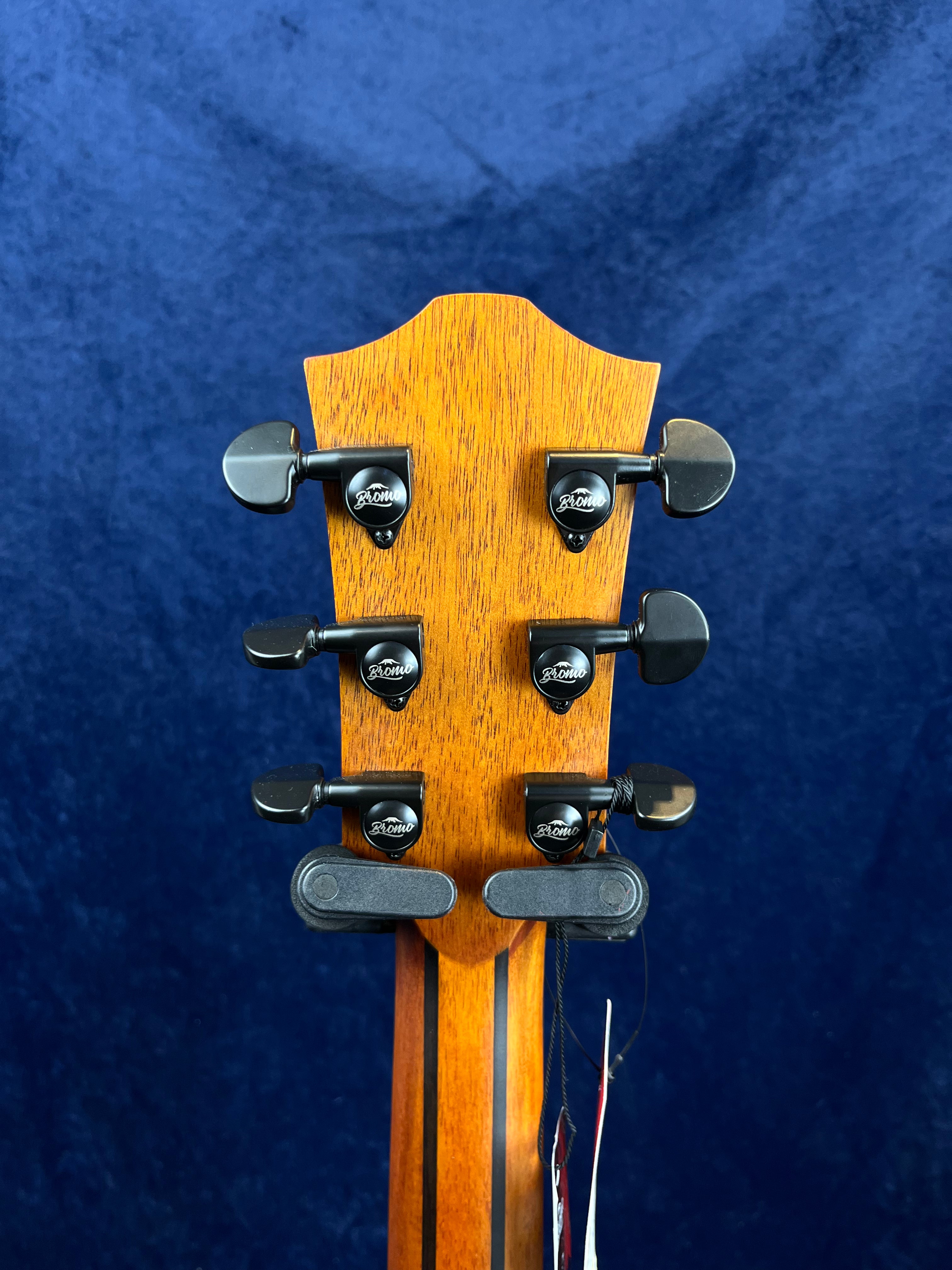 Bromo Rocky Mountain BAR5CE Left Handed Hillside Cutaway All Solid Spruce/Ebony