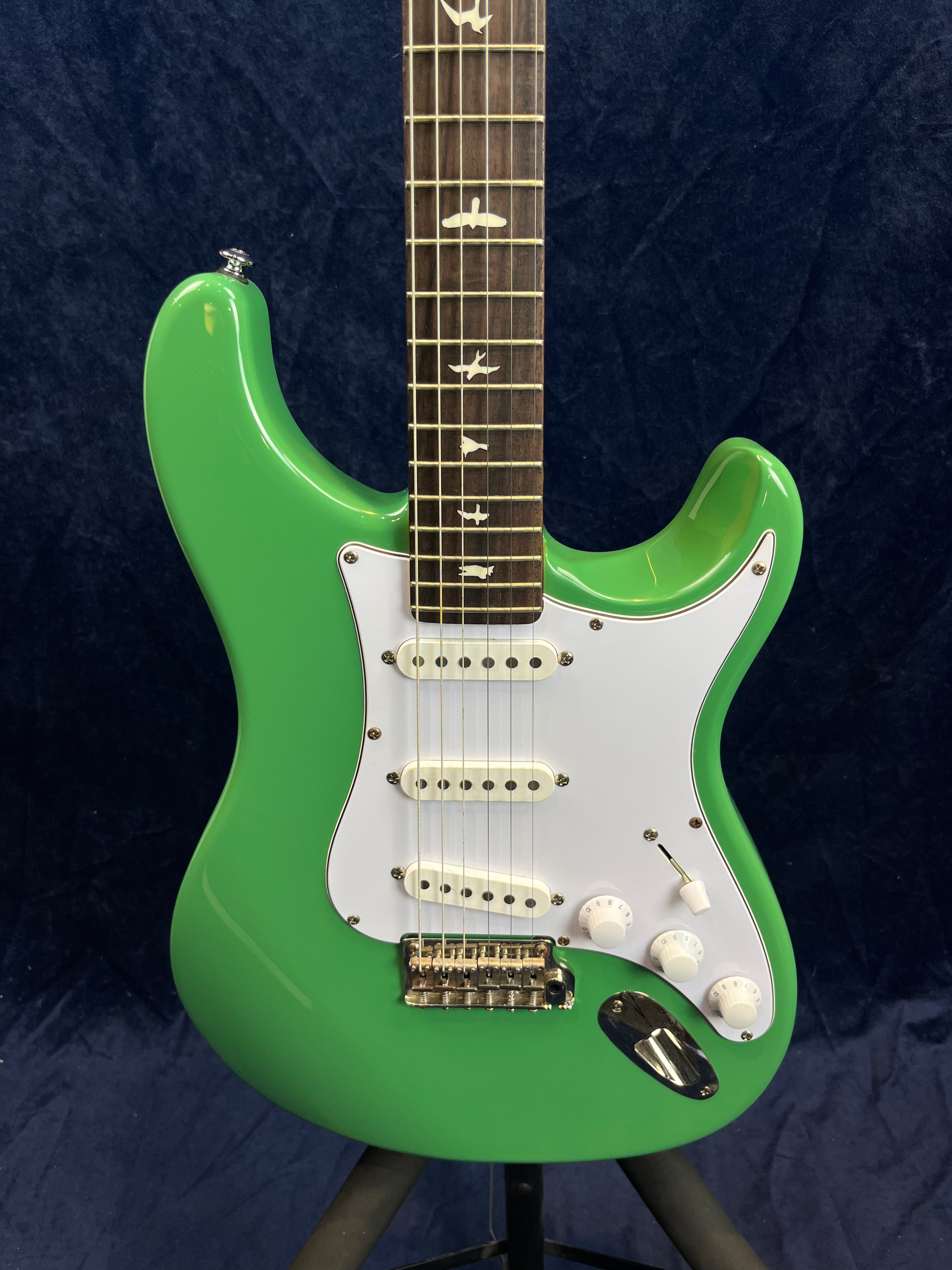 PRS SE John Mayer Silver Sky Rosewood Fretboard in Evergreen Used