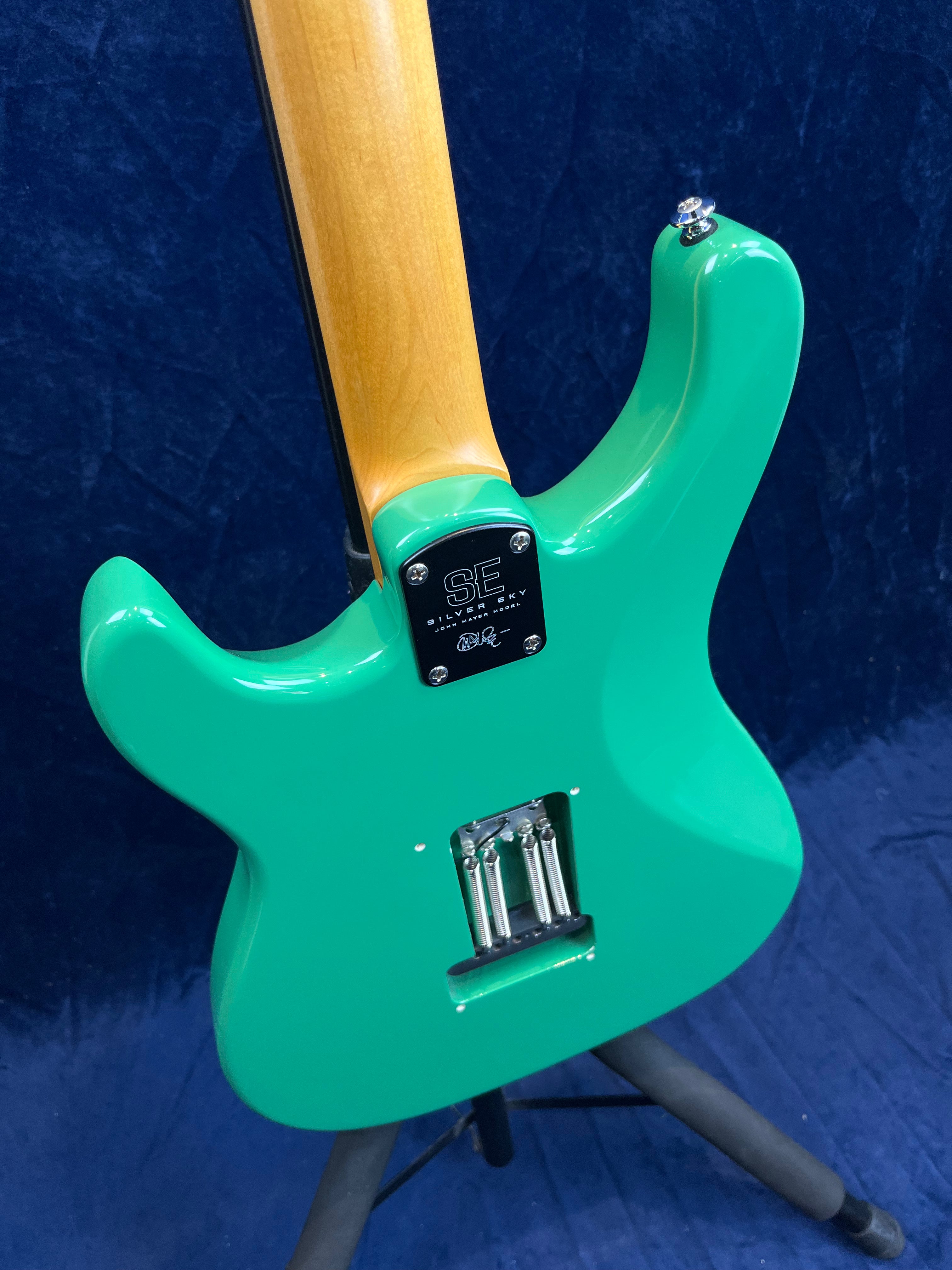 PRS SE John Mayer Silver Sky Rosewood Fretboard in Evergreen Used