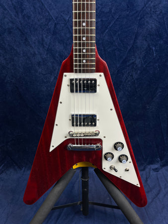 Arbiter Japan Flying V '70s in Cherry Pre-owned with Hard Case