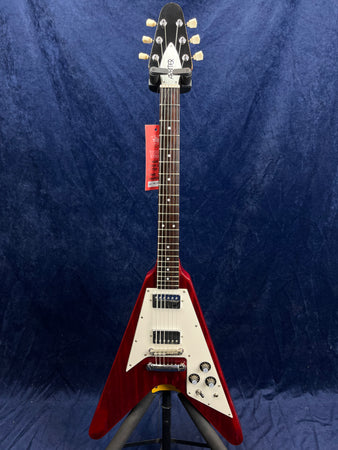 Arbiter Japan Flying V '70s in Cherry Pre-owned with Hard Case