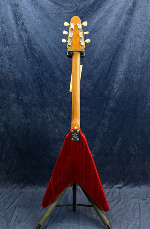 Arbiter Japan Flying V '70s in Cherry Pre-owned with Hard Case