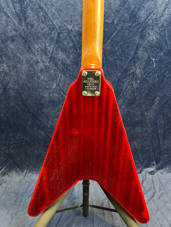 Arbiter Japan Flying V '70s in Cherry Pre-owned with Hard Case