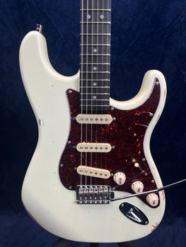 Patina PS-6 S-Type Electric Guitar in White Relic