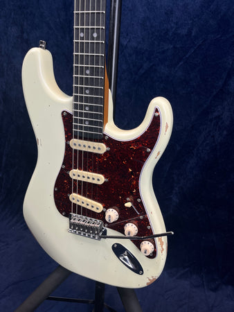Patina PS-6 S-Type Electric Guitar in White Relic
