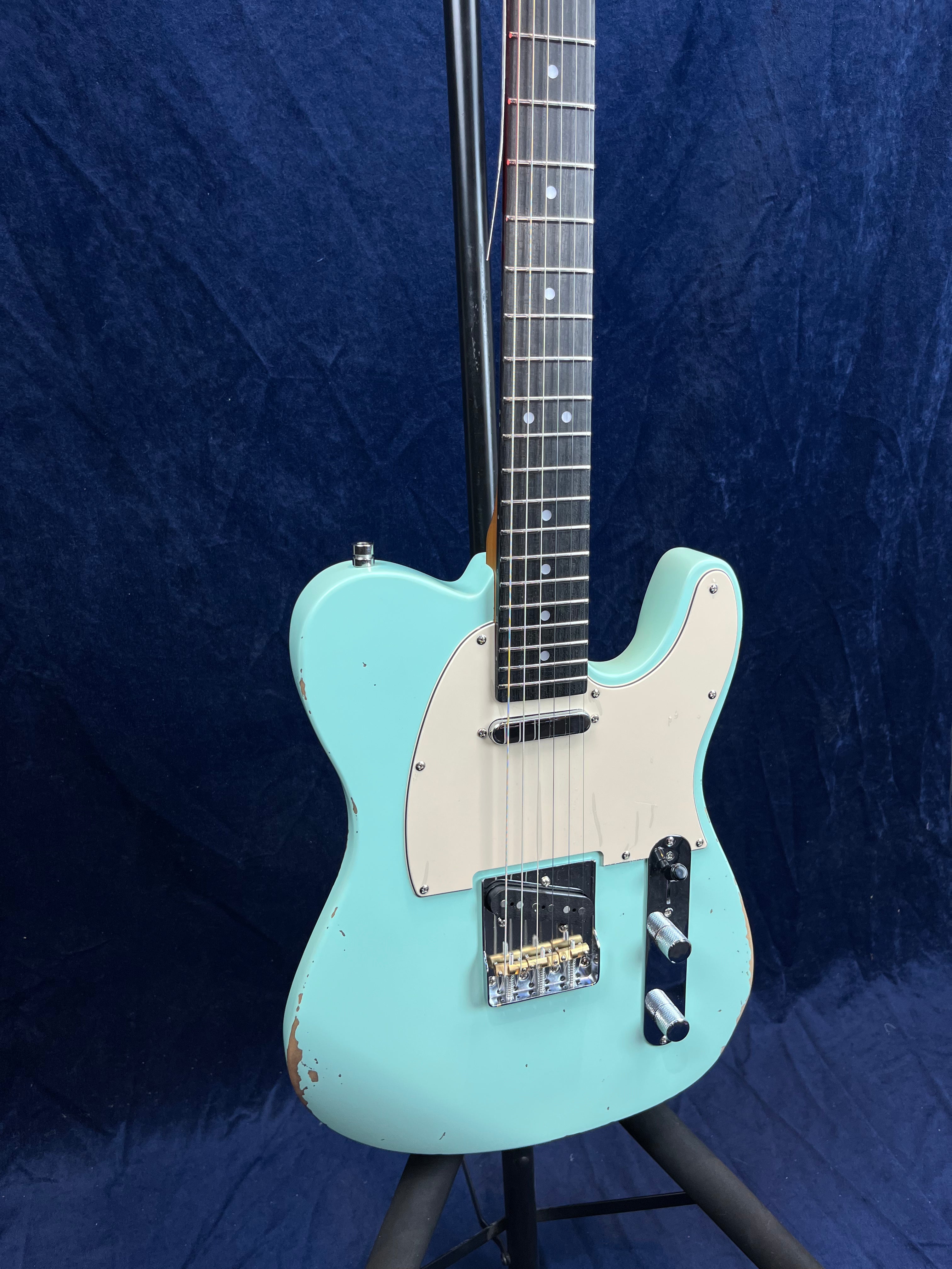 Guitare électrique Patina PT-6 T-Type Sea Foam Green Relic