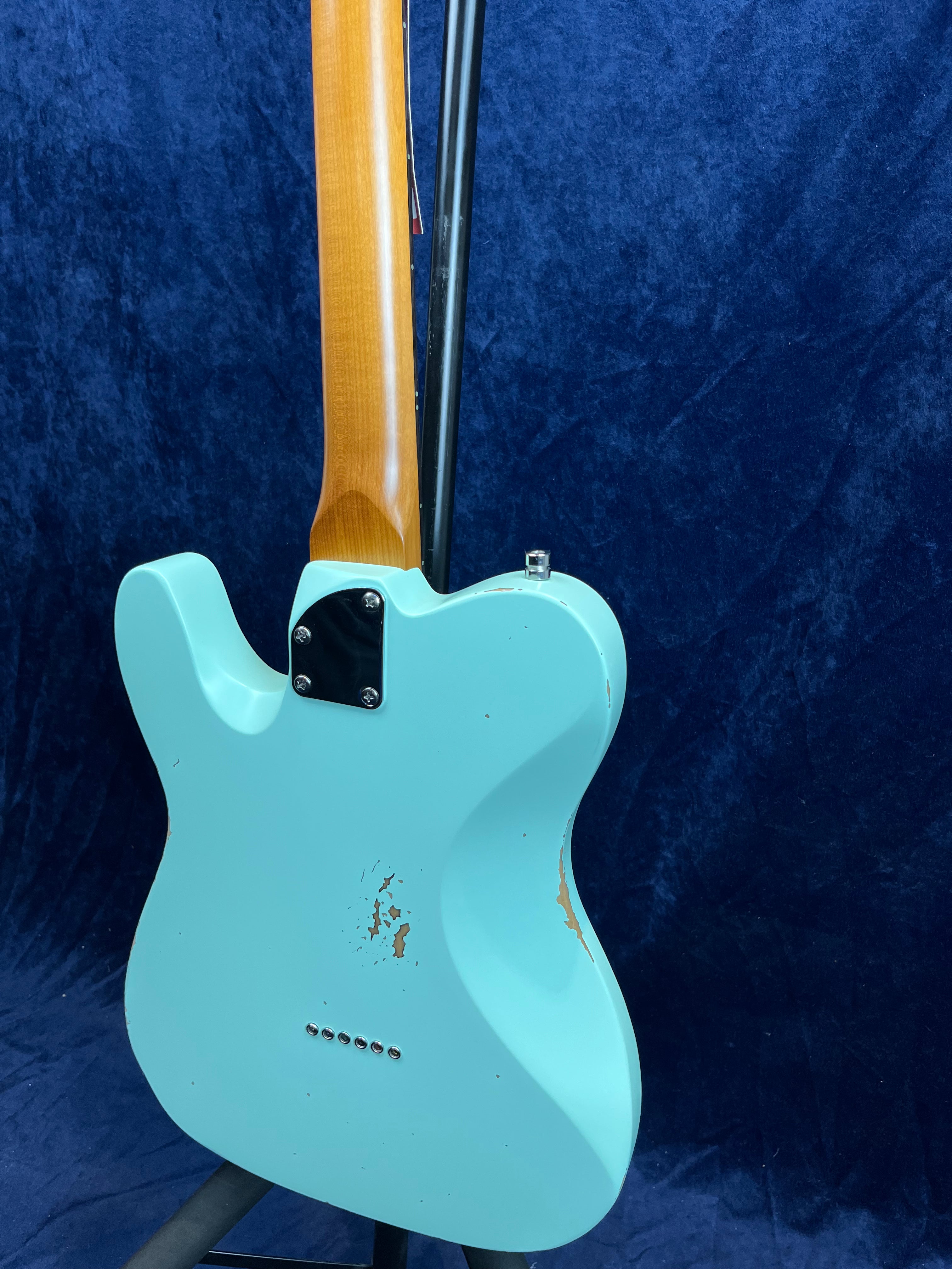 Guitare électrique Patina PT-6 T-Type Sea Foam Green Relic