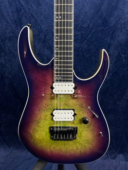 Ibanez RGIX6FDLB Iron Label in Northern Lights Pre-owned