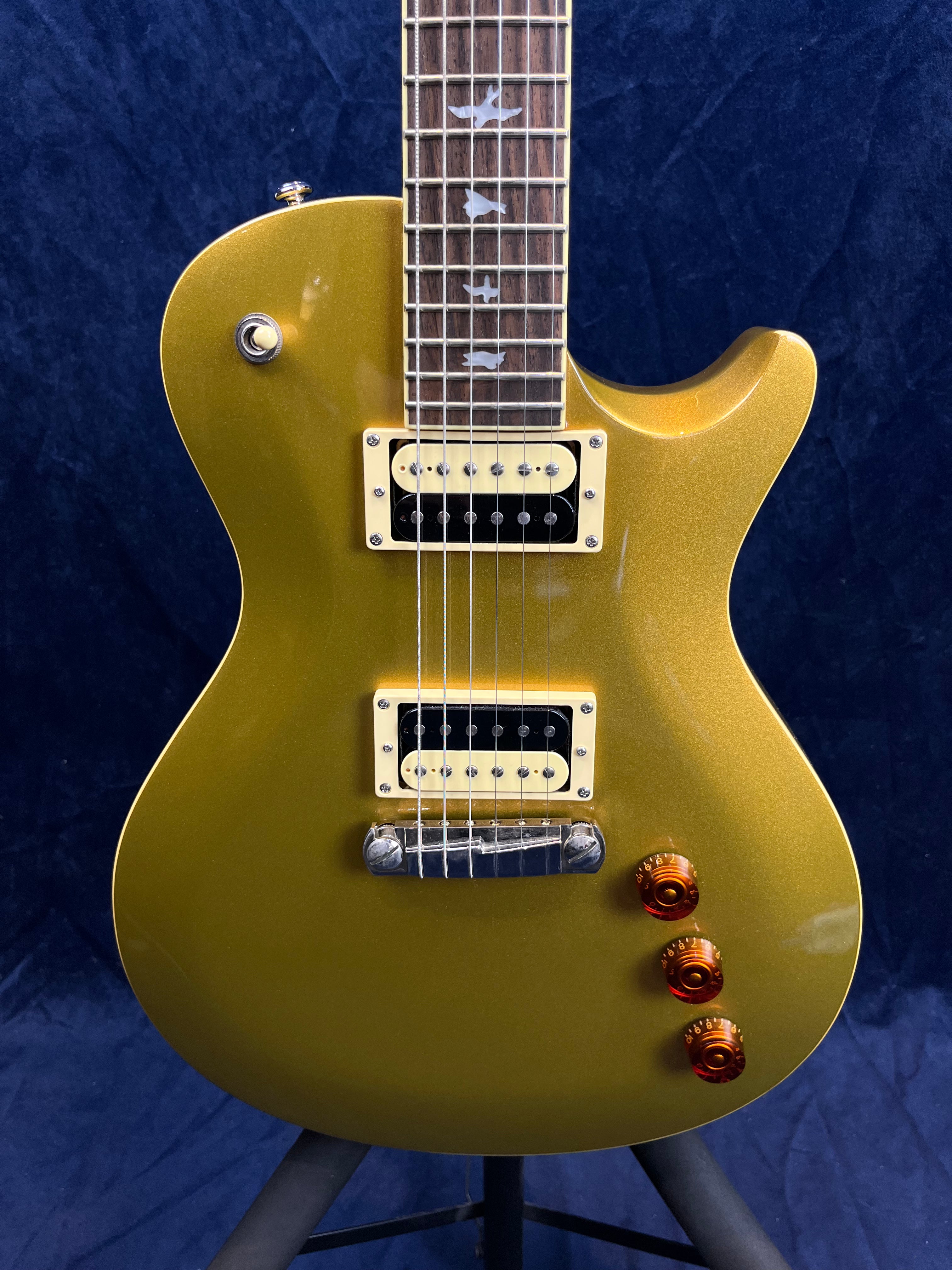 PRS SE Bernie Marsden Signature Or Métallisé Occasion avec Housse