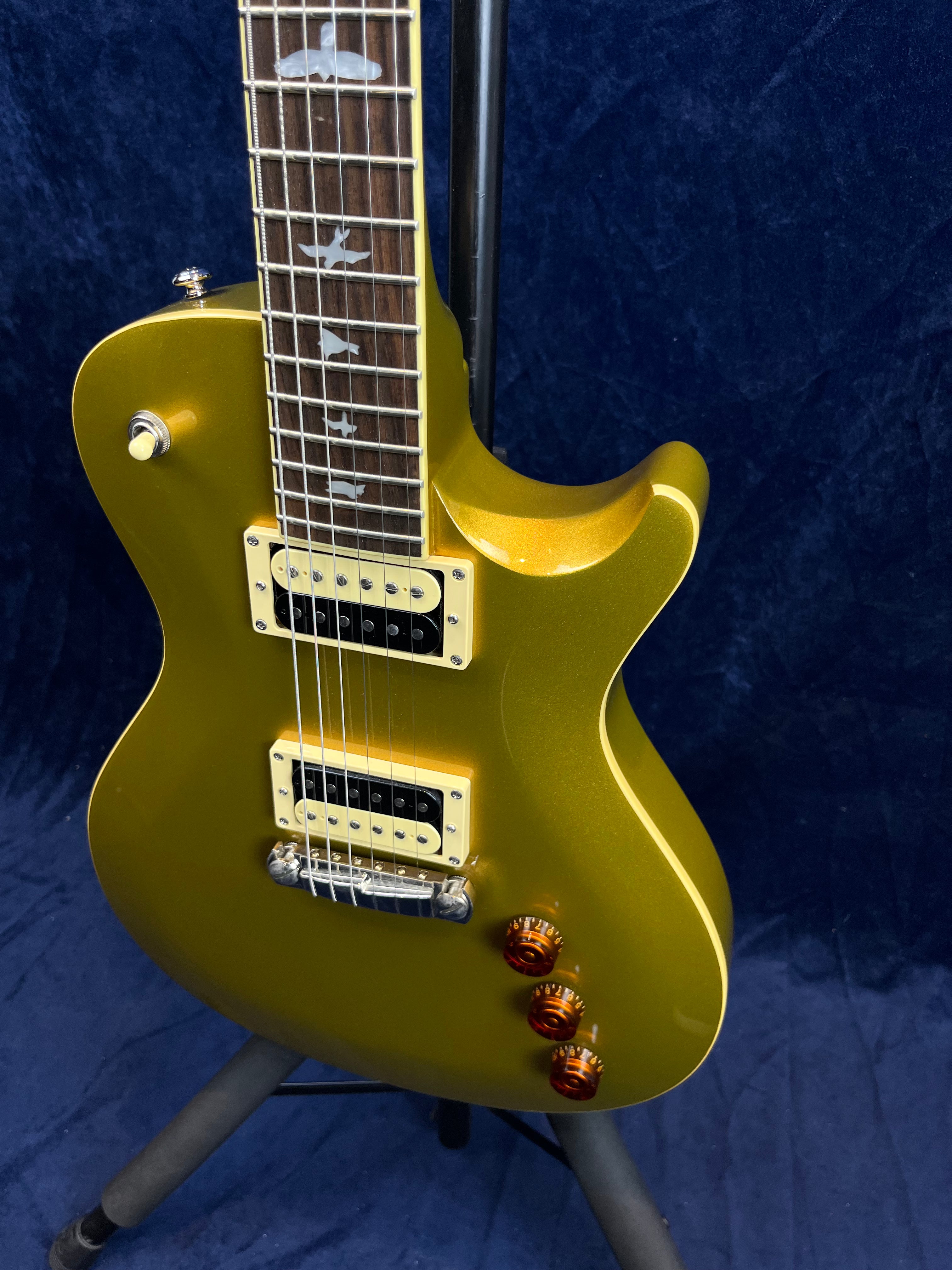 PRS SE Bernie Marsden Signature Or Métallisé Occasion avec Housse