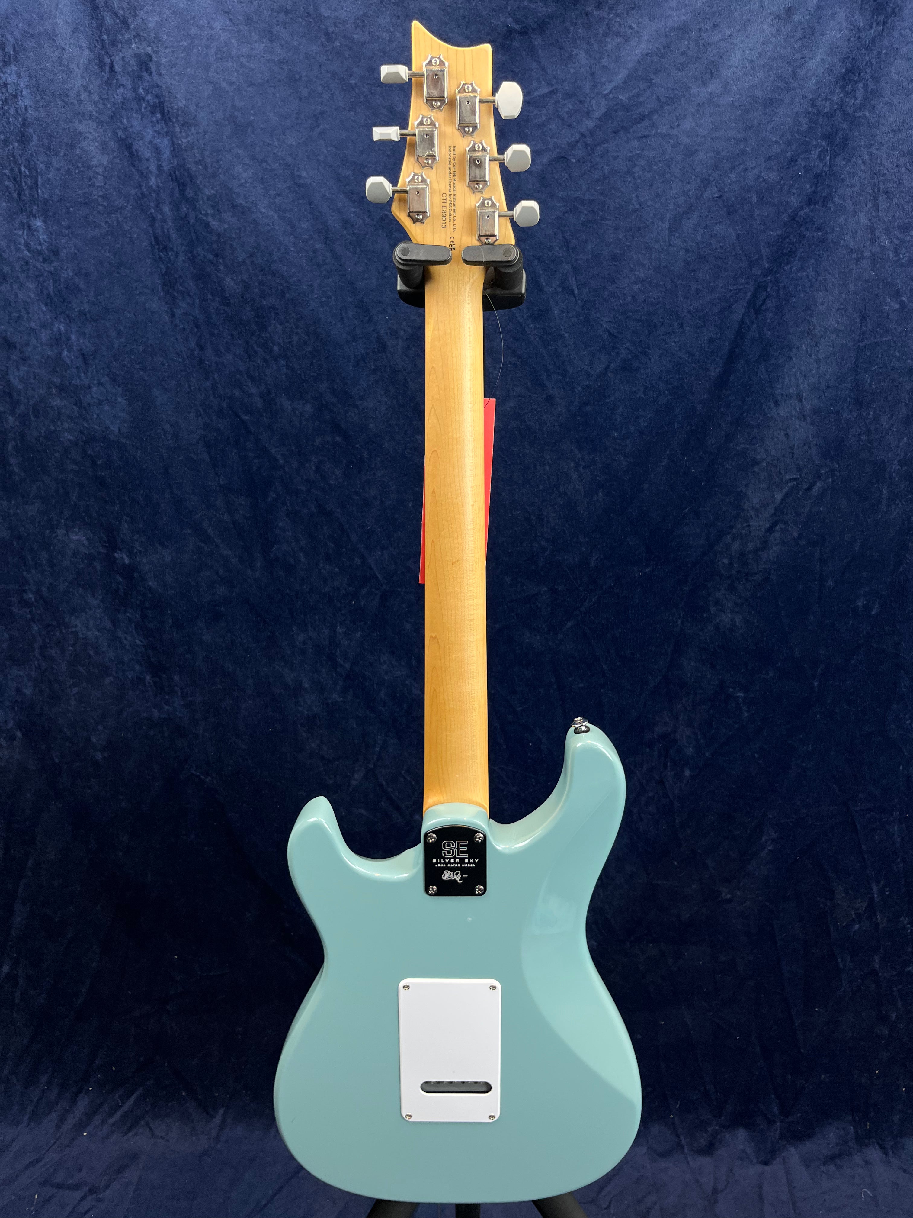 PRS SE Silver Sky John Mayer Signature in Stone Blue Pre-owned