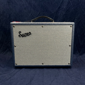 Supro Keeley Custom 10 Combo Amplifier in Blue Rhino Hide B-Stock