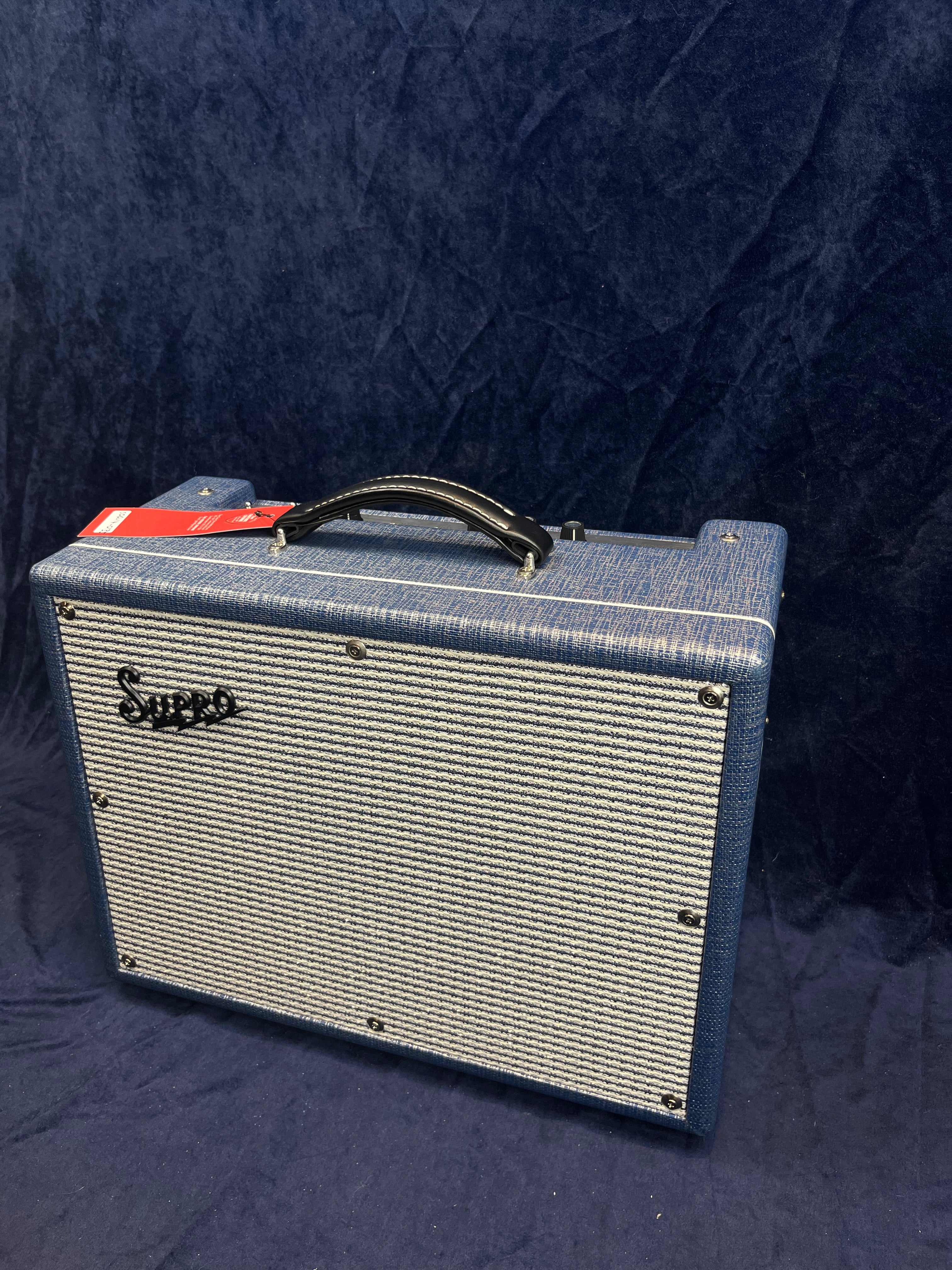 Supro Keeley Custom 10 Combo Amplifier in Blue Rhino Hide B-Stock
