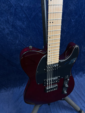 LTD TE-200 T-Type Maple Neck in See-Thru Black Cherry Pre-owned