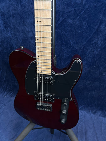 LTD TE-200 T-Type Maple Neck in See-Thru Black Cherry Pre-owned