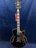 D'Angelico Premier SS Semi-Hollow Electric Guitar in Black Pre-owned