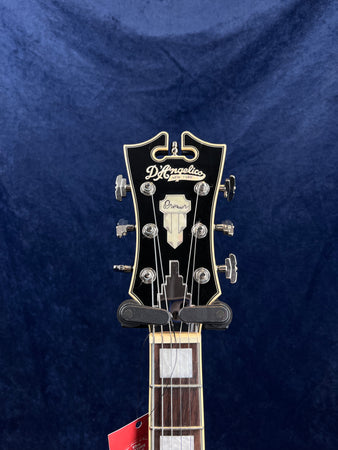 D'Angelico Premier SS Semi-Hollow Electric Guitar in Black Pre-owned