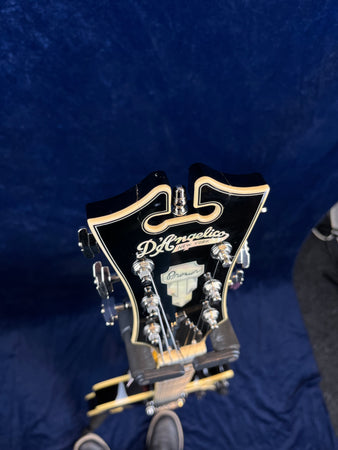 D'Angelico Premier SS Semi-Hollow Electric Guitar in Black Pre-owned