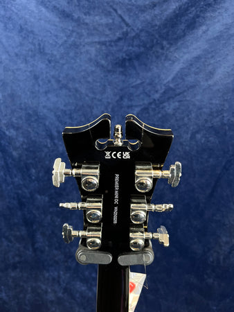 D'Angelico Premier SS Semi-Hollow Electric Guitar in Black Pre-owned