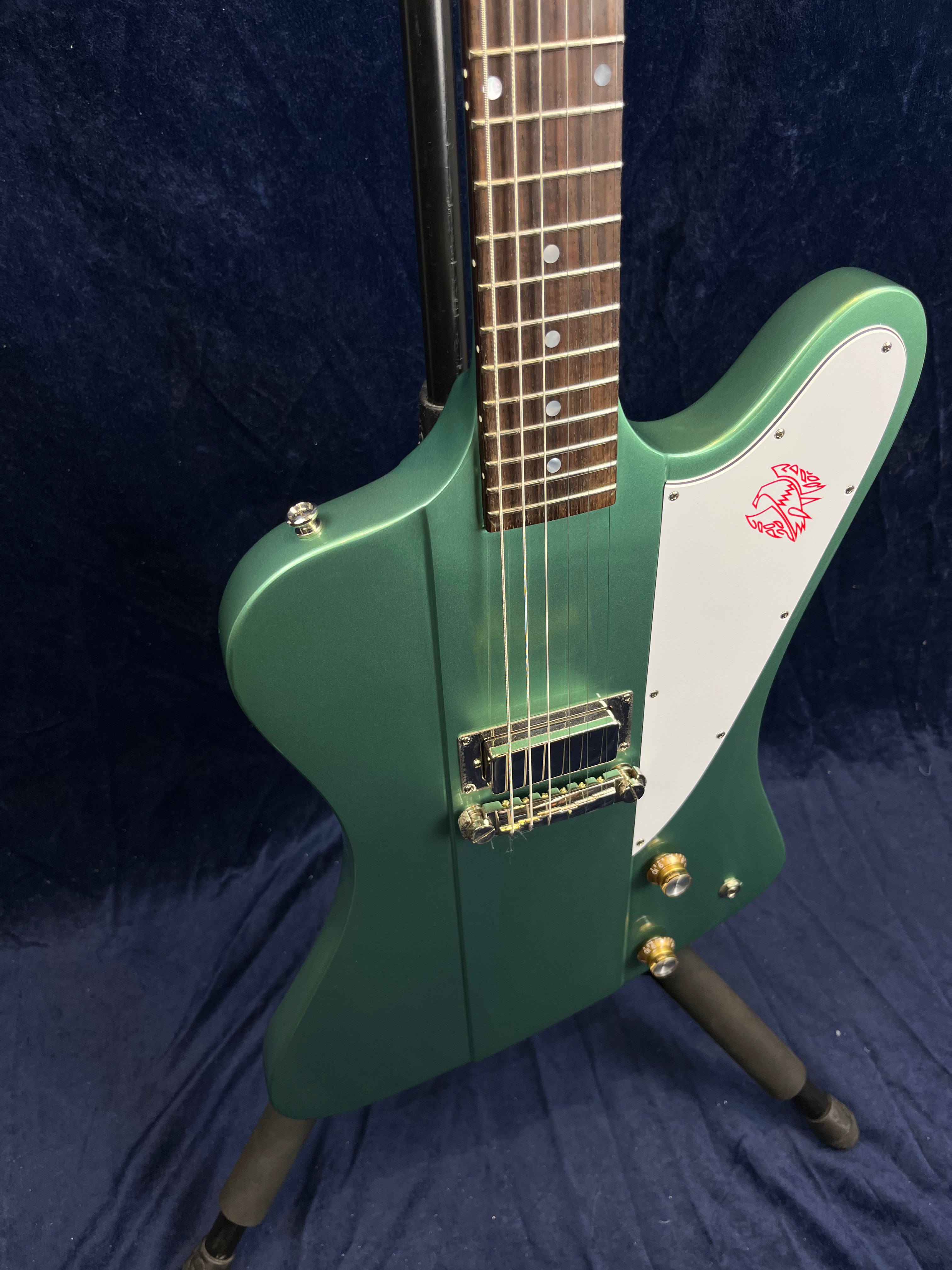 Epiphone Firebird I 1963 IGC vert Inverness d'occasion avec étui rigide