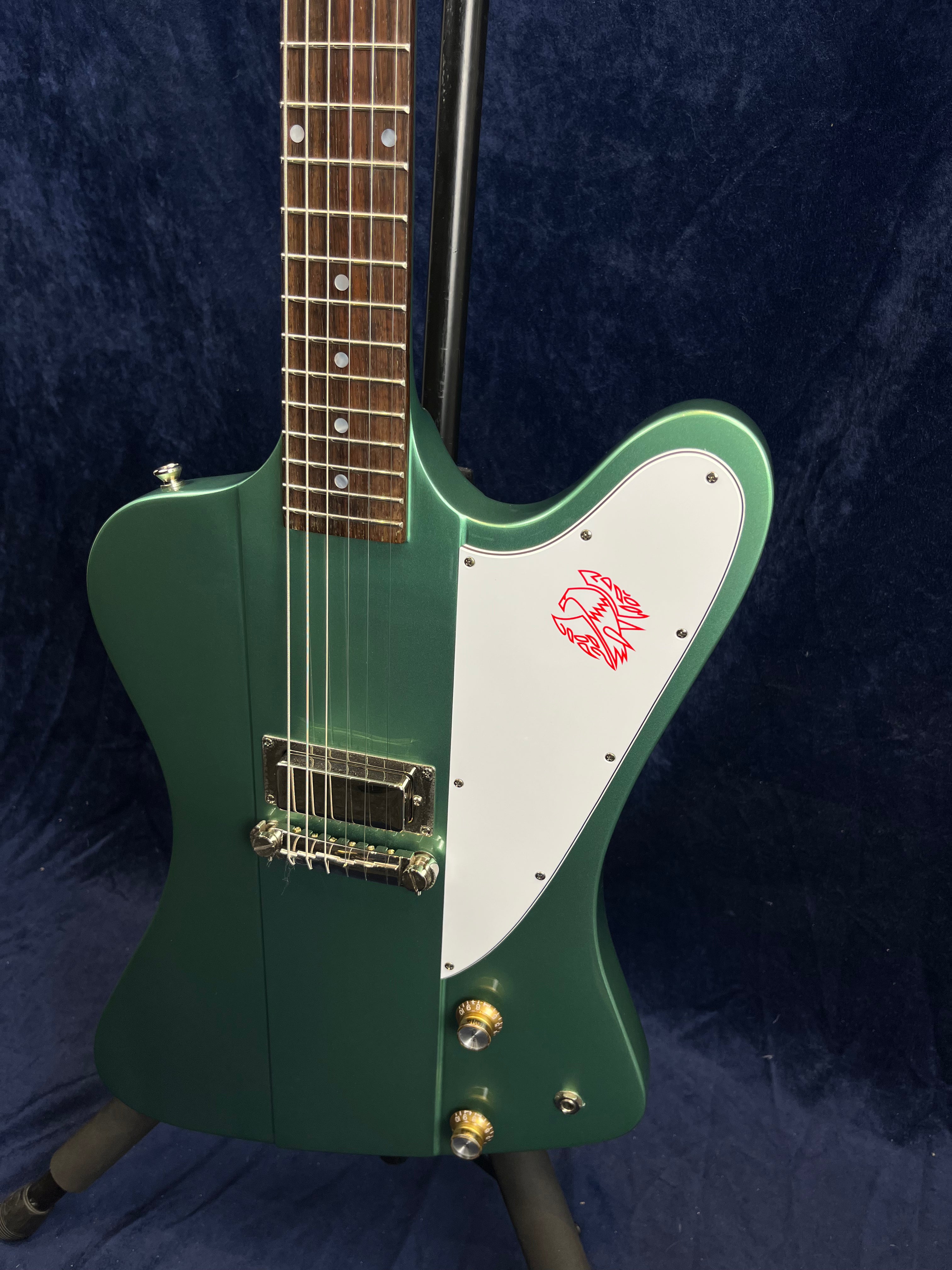 Epiphone Firebird I 1963 IGC vert Inverness d'occasion avec étui rigide
