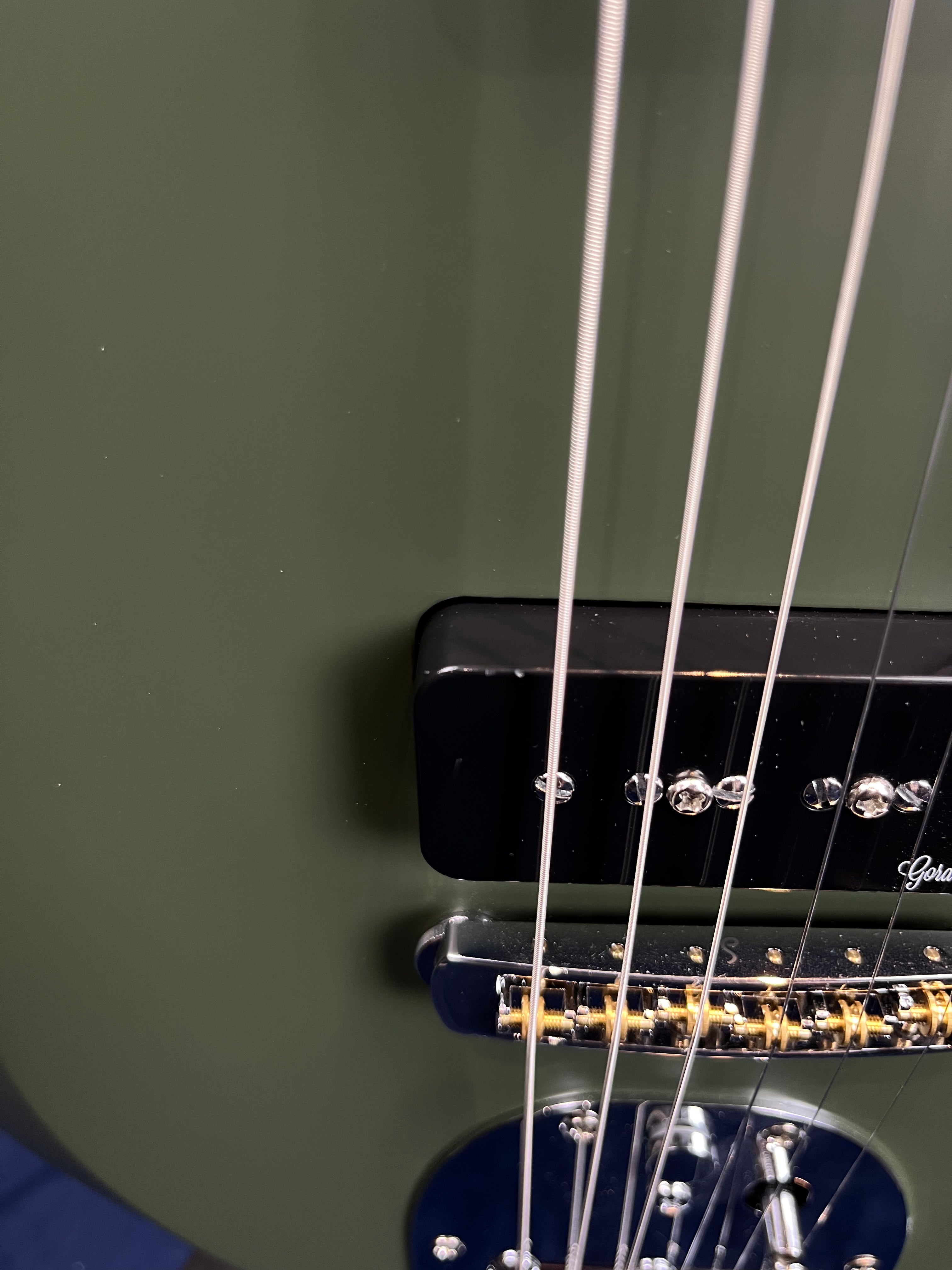 Gordon Smith Gatsby Electric Guitar in Drab Olive Green