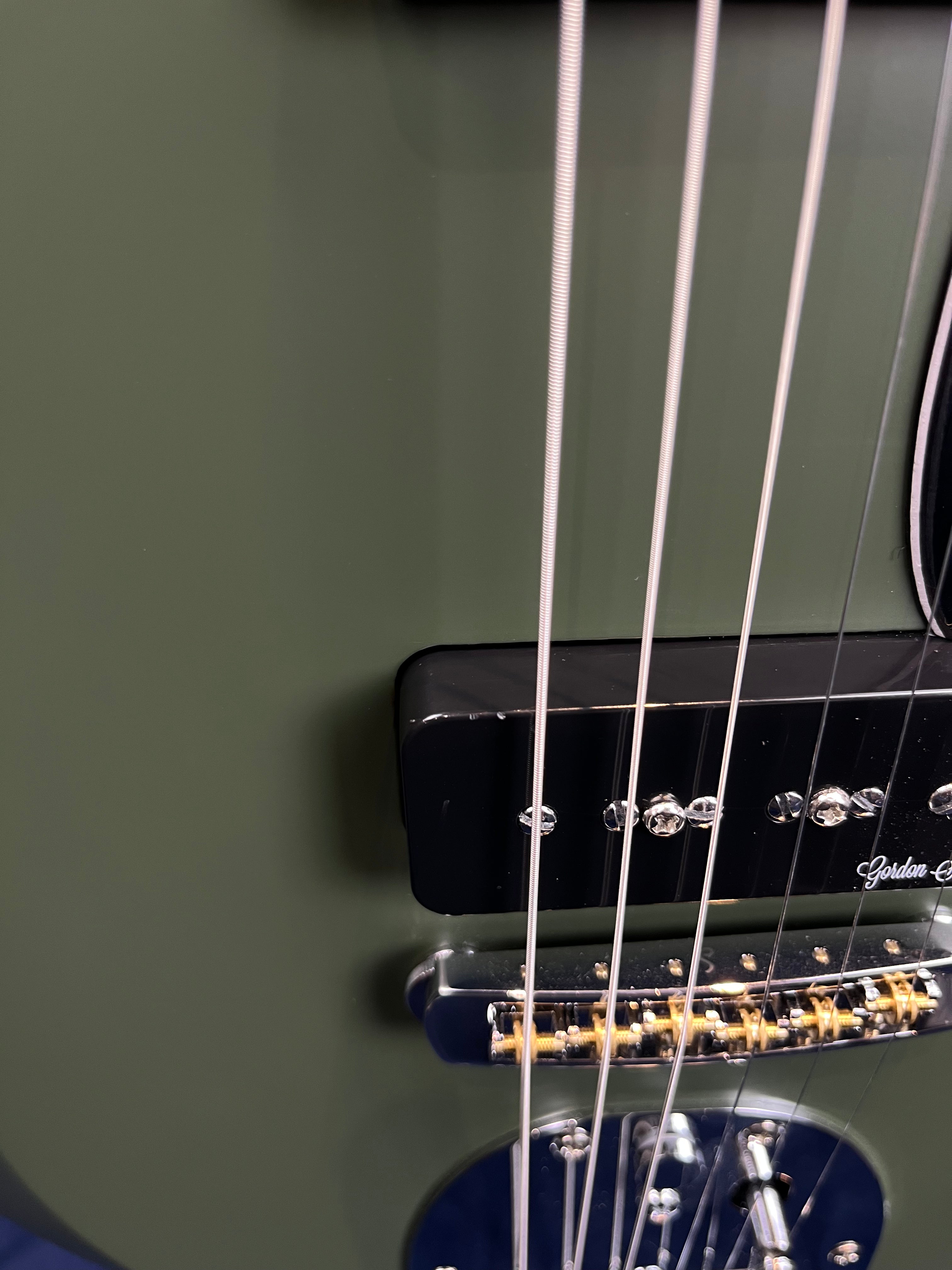 Gordon Smith Gatsby Electric Guitar in Drab Olive Green