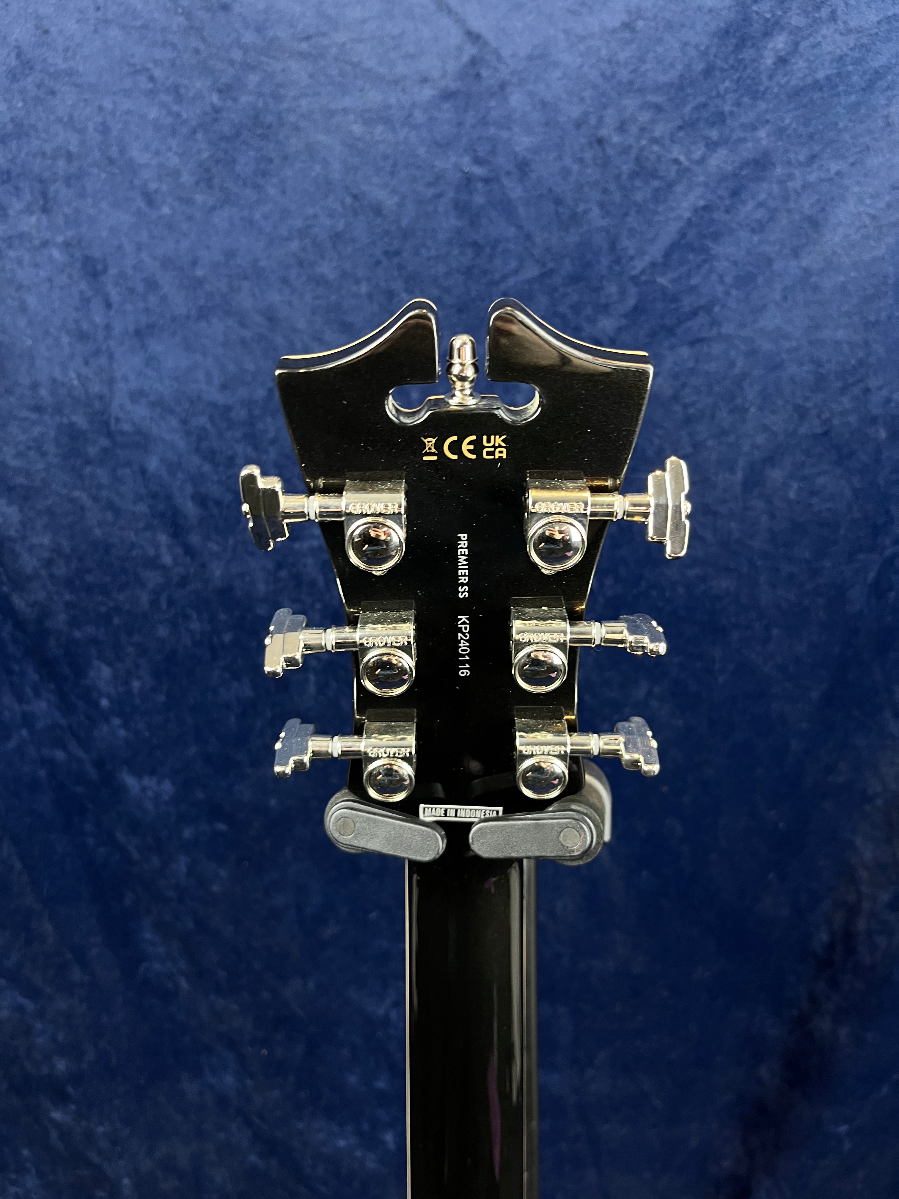 D'Angelico Premier SS Semi-Hollow Electric in Black Pre-owned