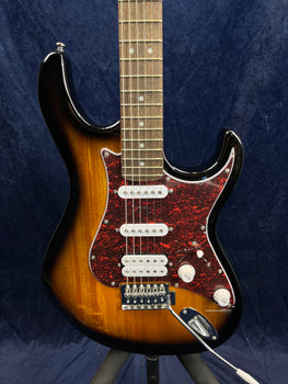 Cort G115SE HSS Electric Guitar in Sunburst
