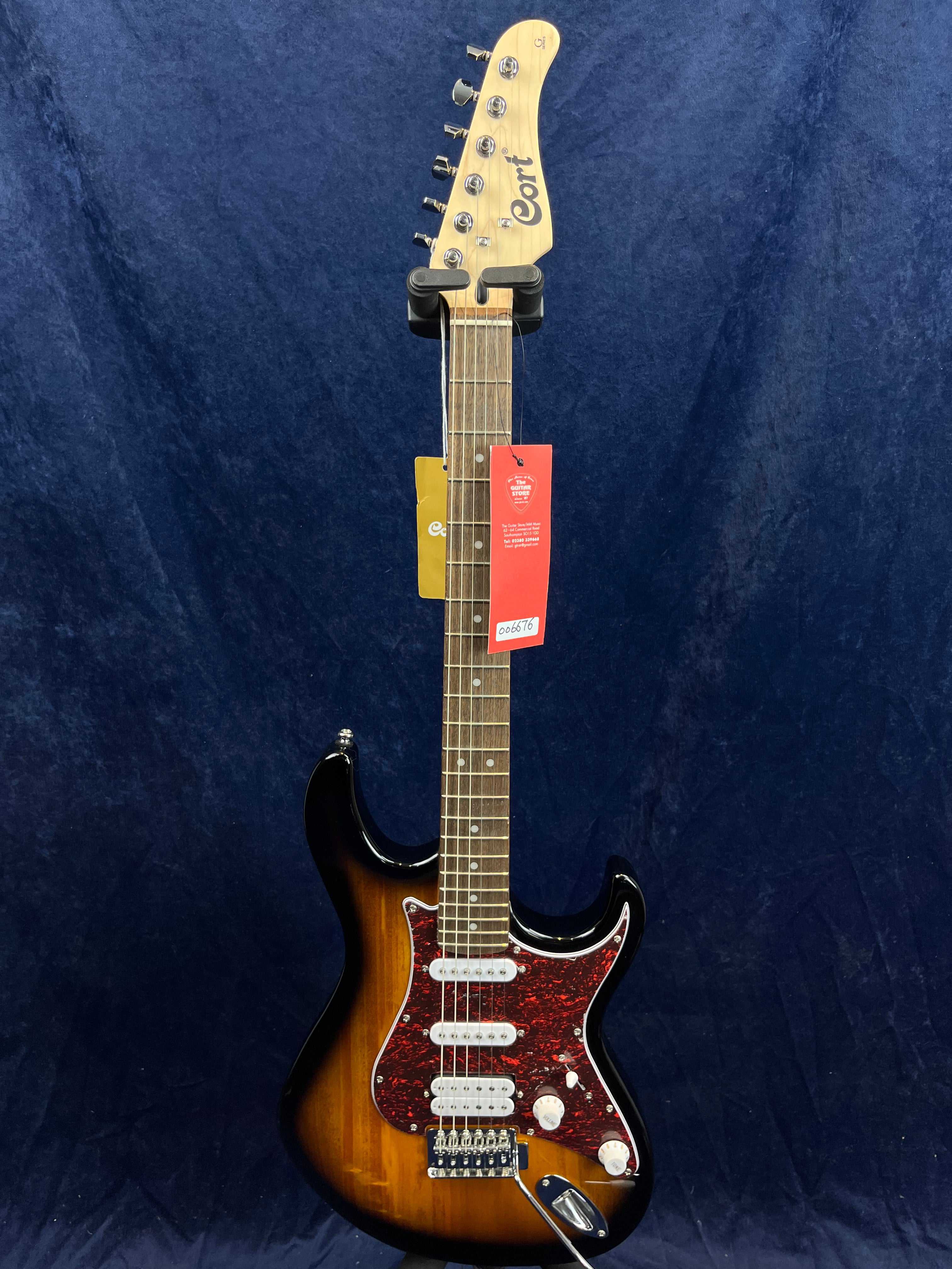 Guitare électrique Cort G115SE HSS Sunburst