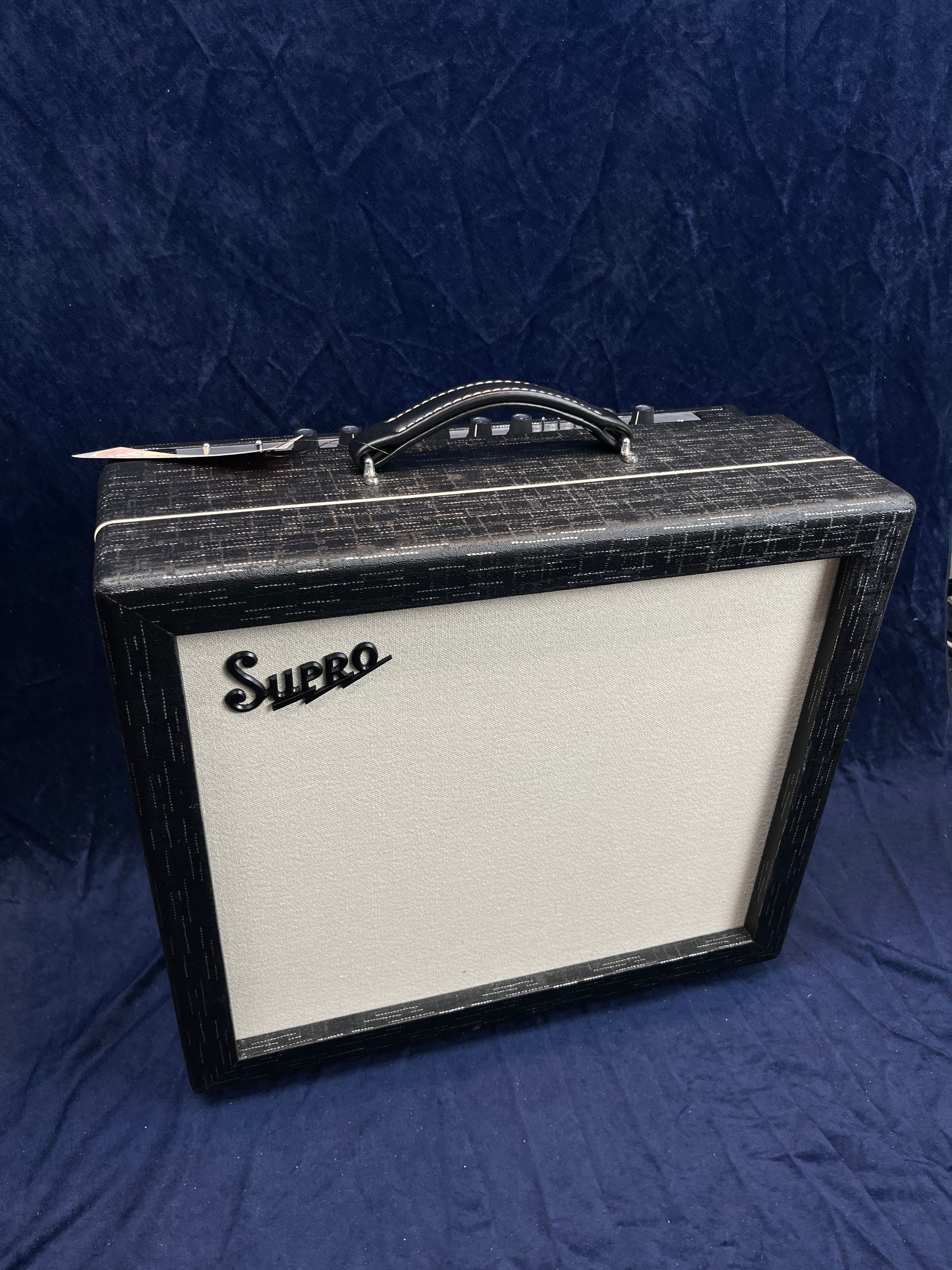 Ampli Combo à Lampes Supro Royale 50 Black Scandia Occasion