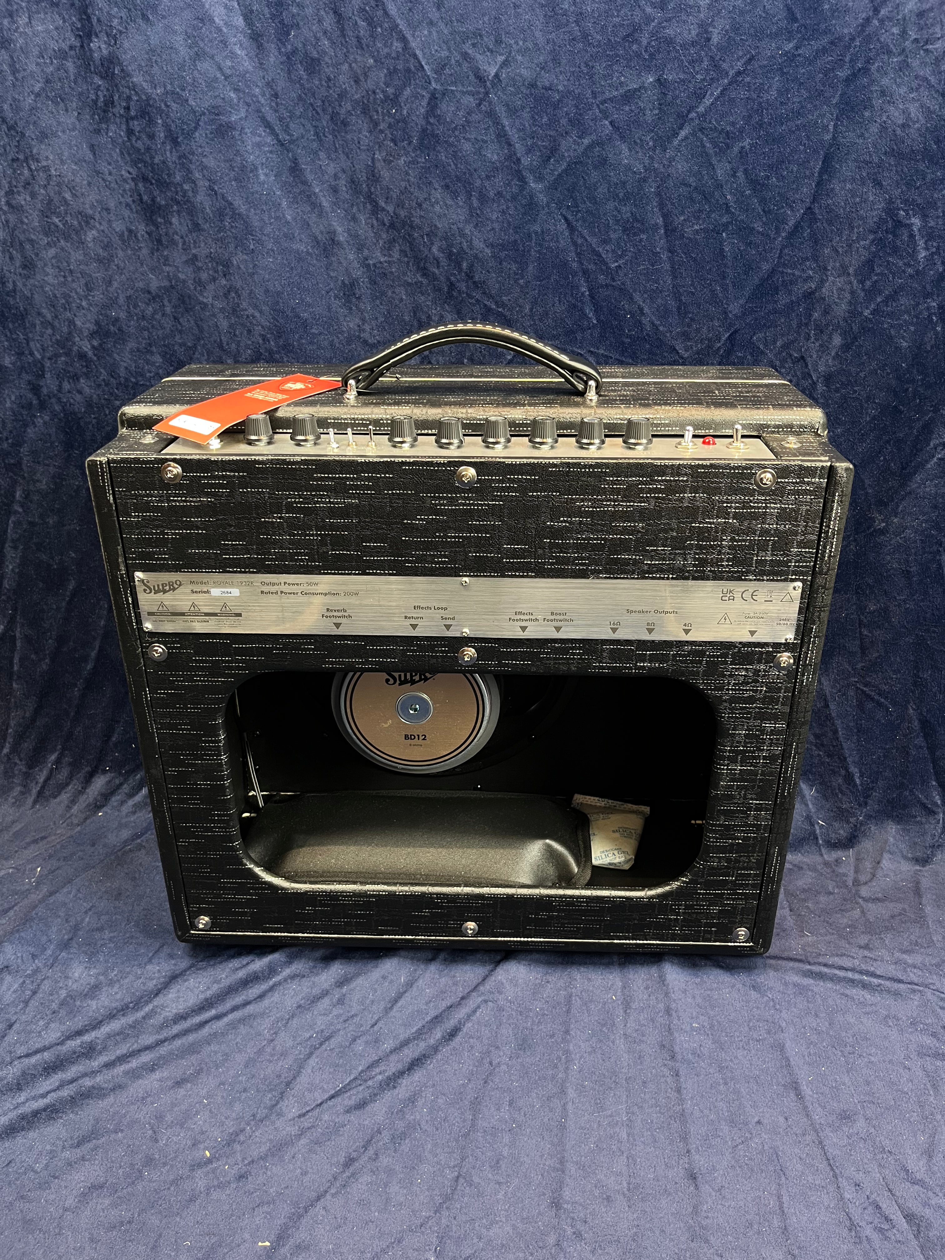 Supro Royale 50 Valve Combo Amplifier in Black Scandia Pre-owned