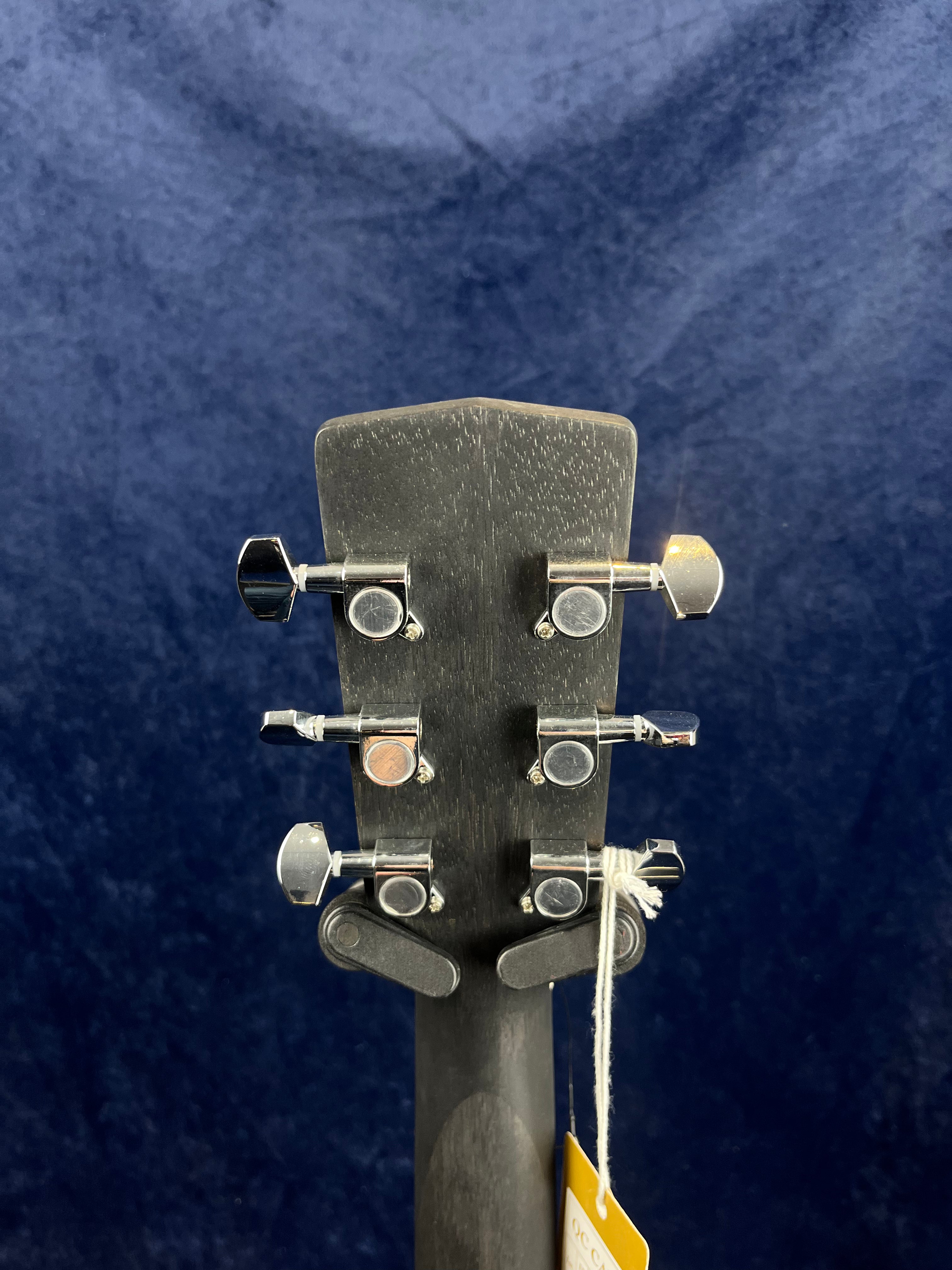 Cort AF550 Concert Acoustic Guitar in Open Pore Black