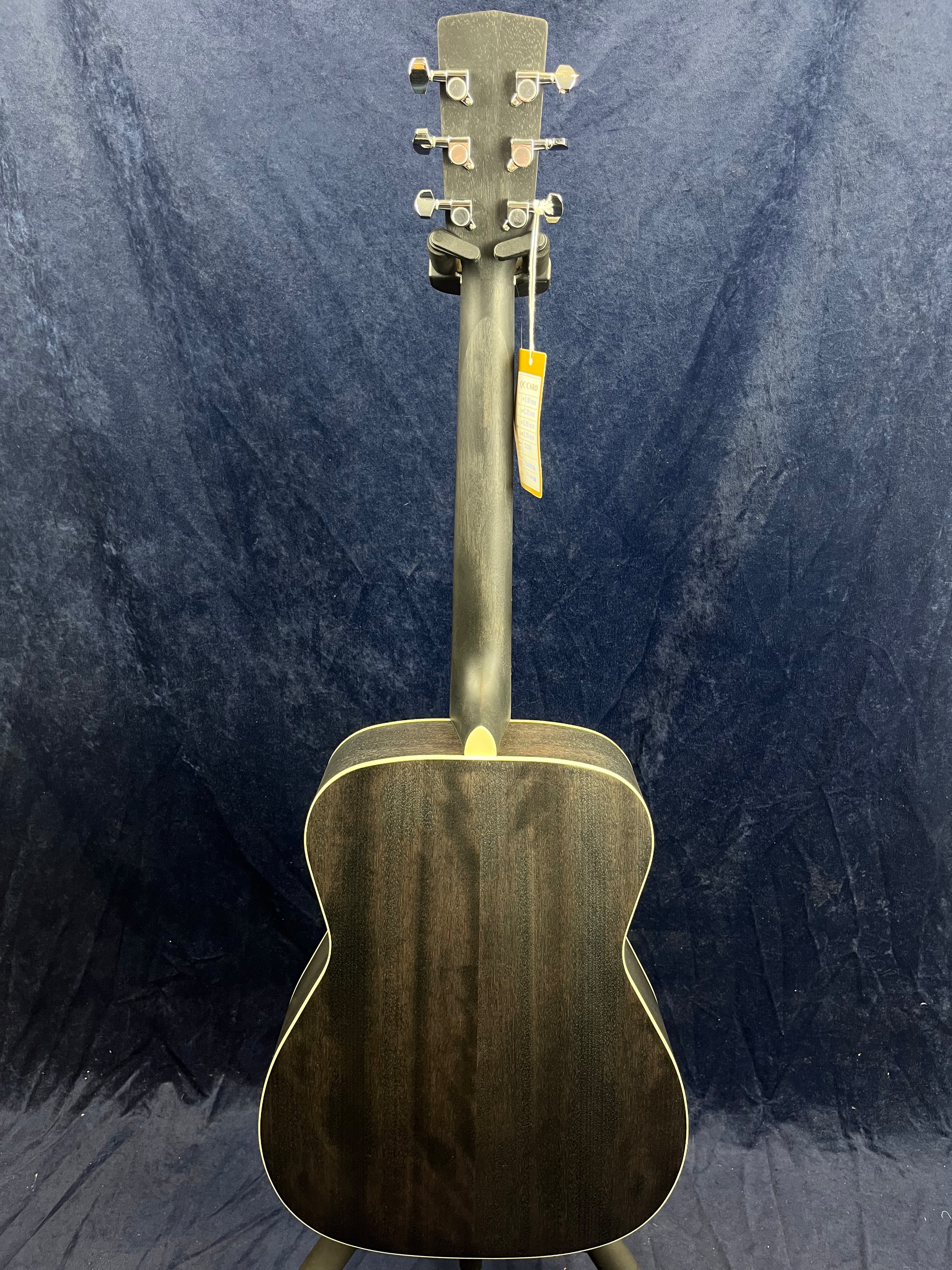 Cort AF550 Concert Acoustic Guitar in Open Pore Black