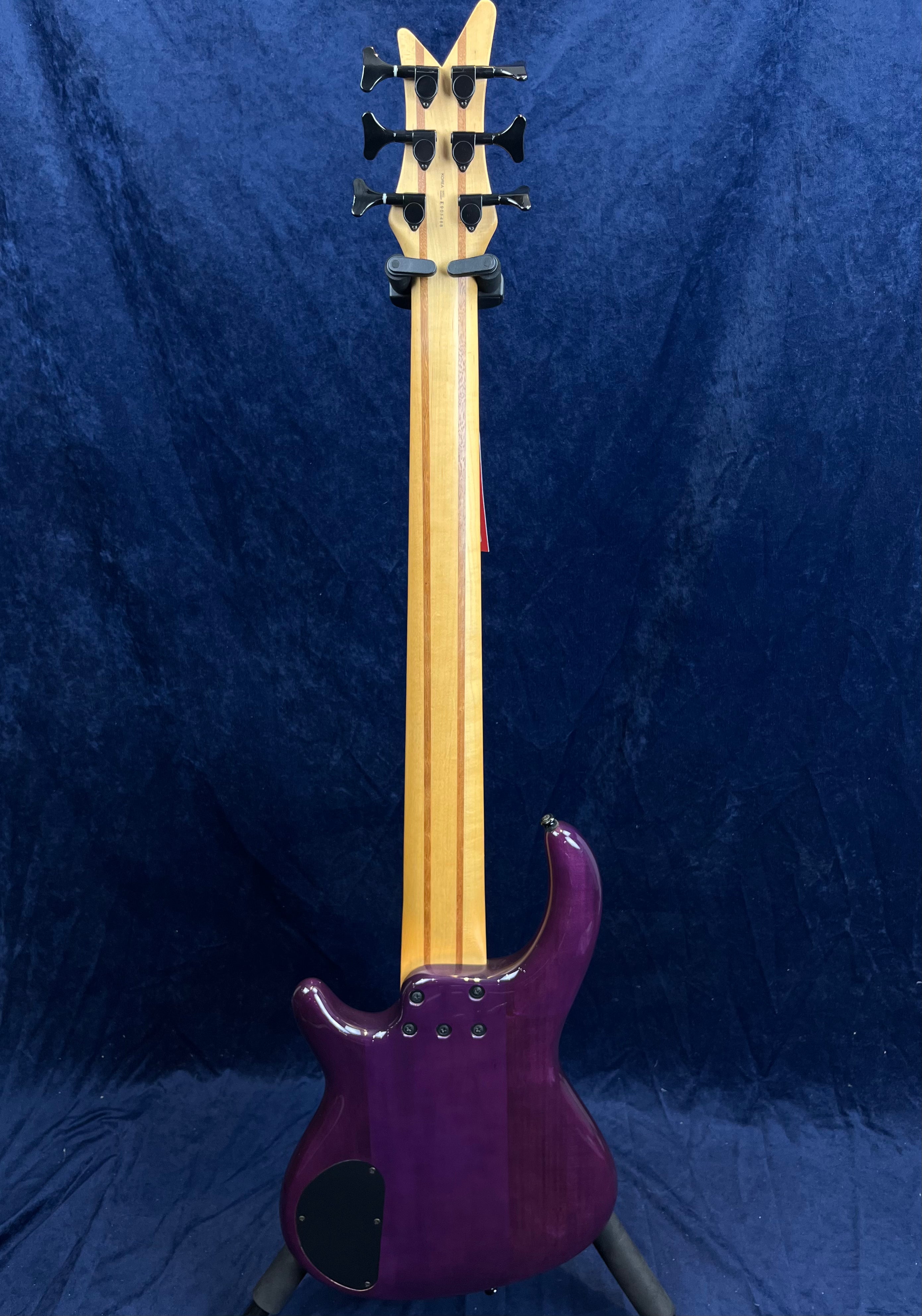 Guitare basse Dean Edge 6 cordes violette d'occasion