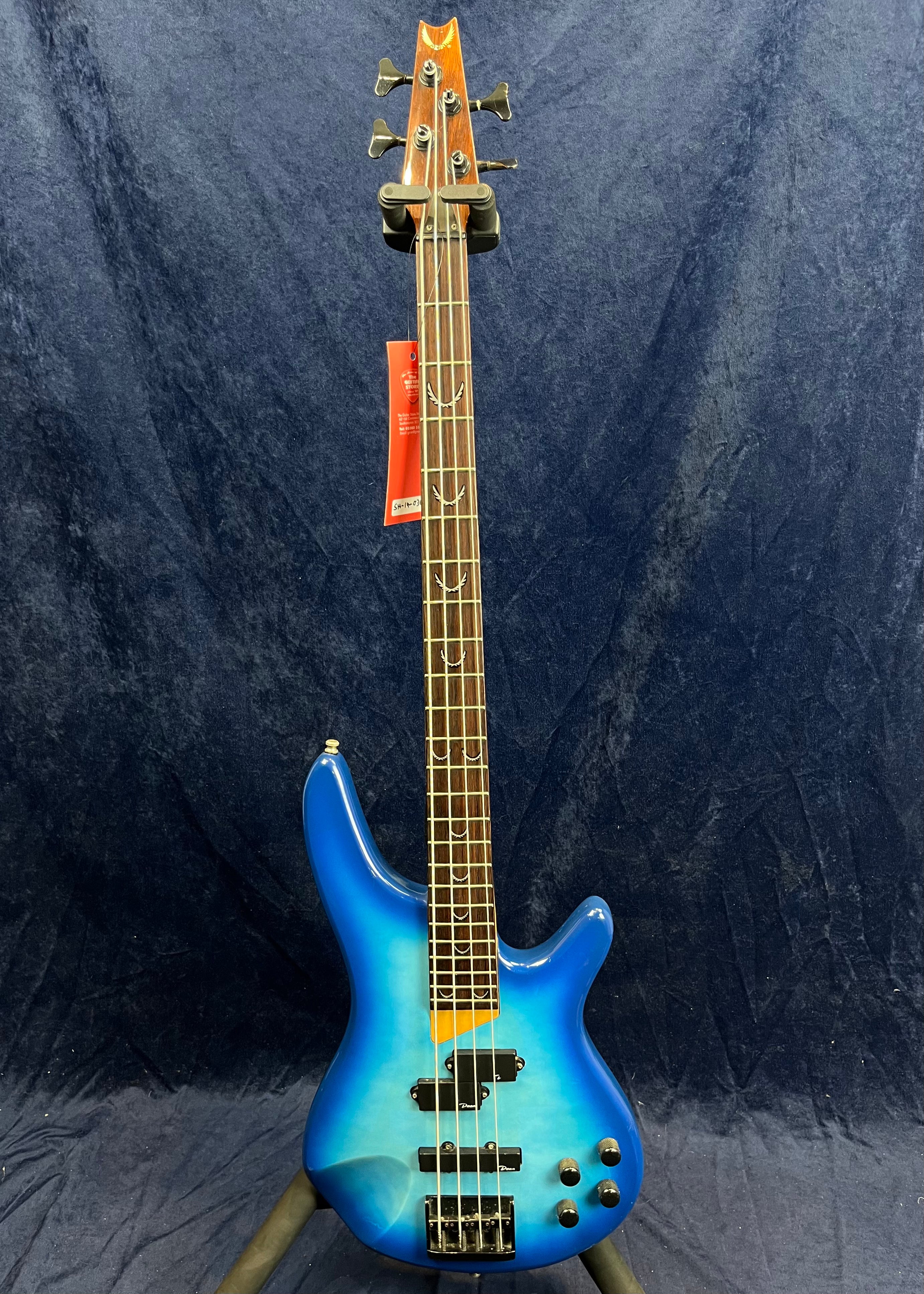 Dean DB-91 Bass Guitar in Blue Burst Pre-owned