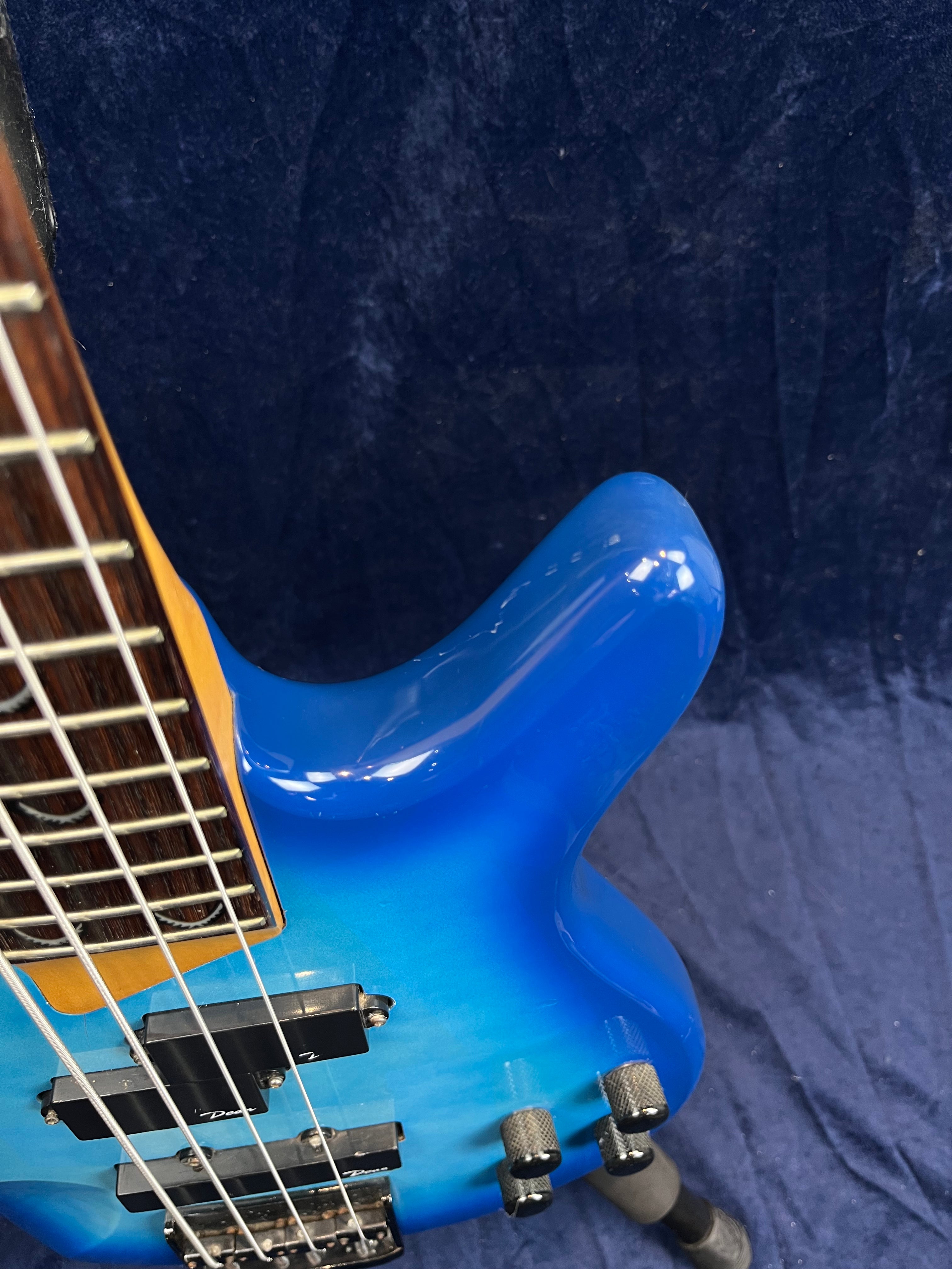 Dean DB-91 Bass Guitar in Blue Burst Pre-owned