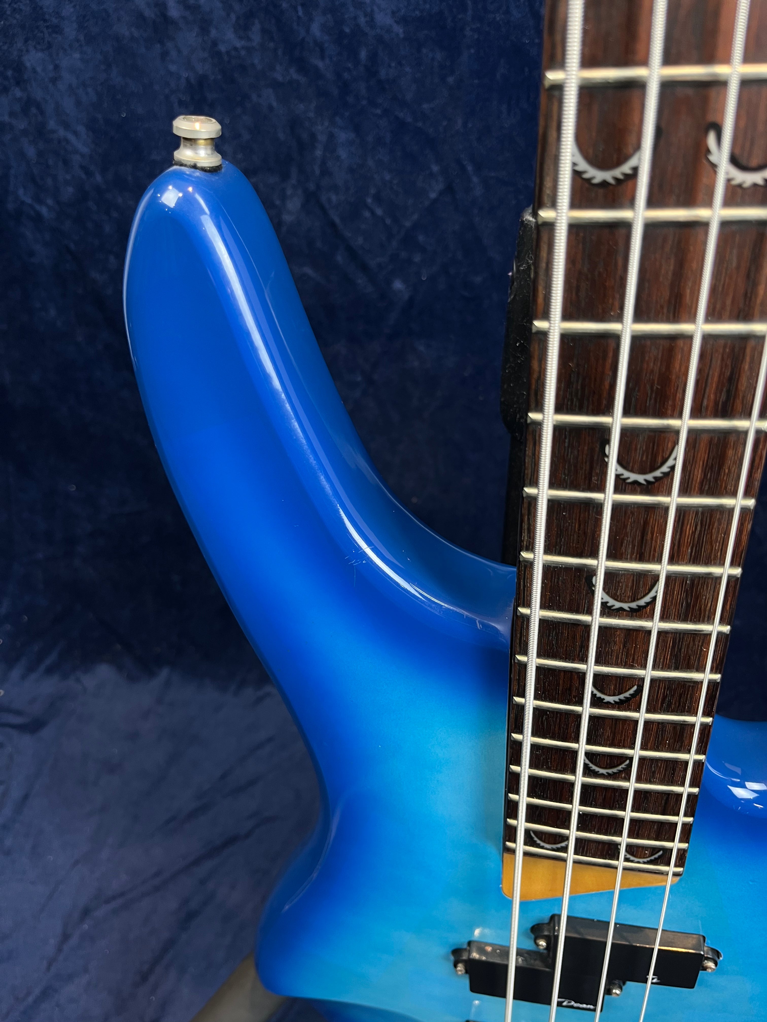 Dean DB-91 Bass Guitar in Blue Burst Pre-owned
